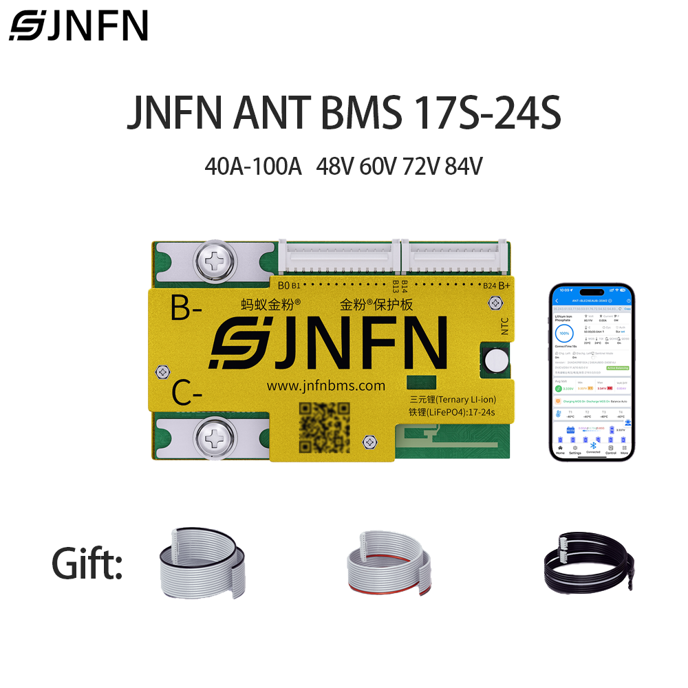 84V 50A Smart Bms Bluetooth - JNFN ANT Akıllı BMS 17-24S 60V