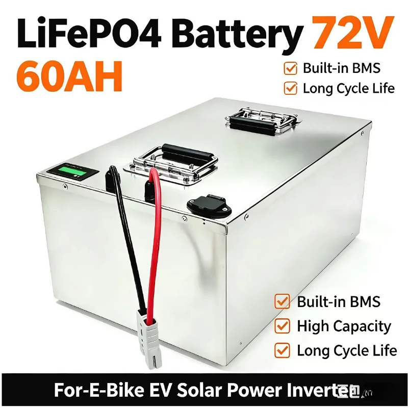 72V 40Ah Lifepo4 Battery Pack - Lityum 72V 60Ah Derin Döngülü Uzun