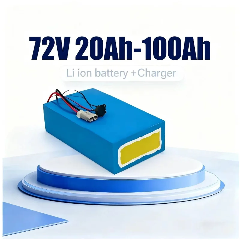 72V 40Ah Lifepo4 Battery Pack - BMS 72V Lityum-İyon Pil Paketi 20Ah/30Ah/50Ah/80Ah/100Ah