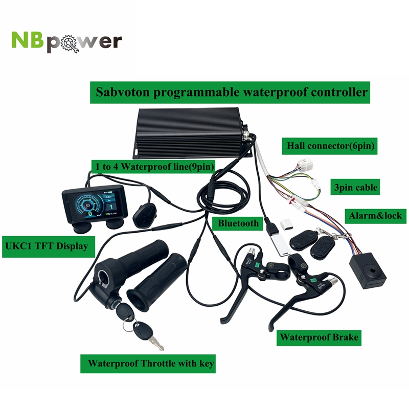 72V 100A Sabvoton Controller - Programlanabilir Sabvoton SVMC 72V 80A 100A