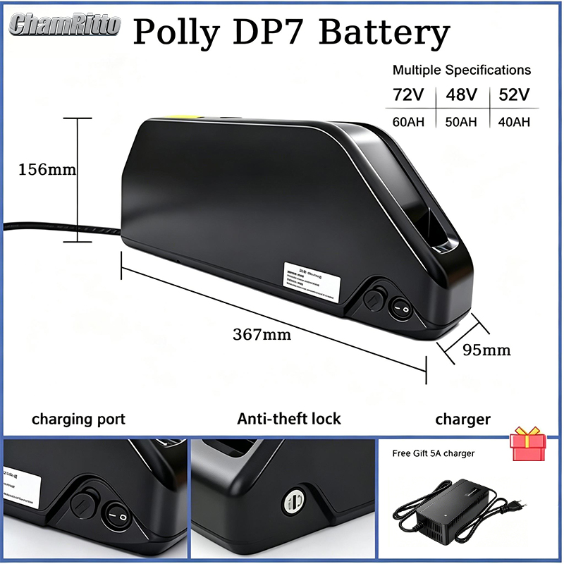 Elektrikli bisiklet bataryası  - 72V 50Ah 21700 Lithium Battery incelemesi ve fiyatı