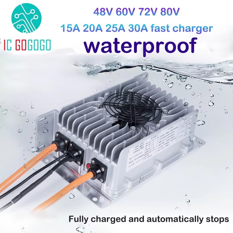48V 60V 72V 80V Li-ion Lifepo4 - 72V 15A Fast Charger incelemesi ve fiyatı