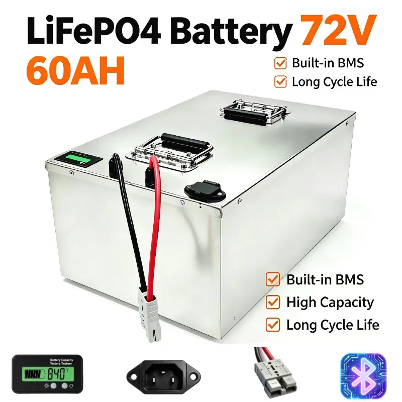 Lityum 72V 60Ah Derin Döngülü  - 72V 40Ah Lifepo4 Battery Pack incelemesi ve fiyatı