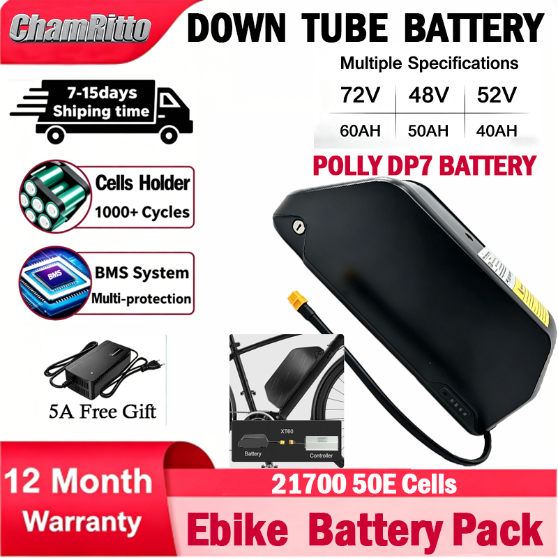 E-bisiklet cham-rider 36v 48v  - 72V 50Ah 21700 Lithium Battery incelemesi ve fiyatı