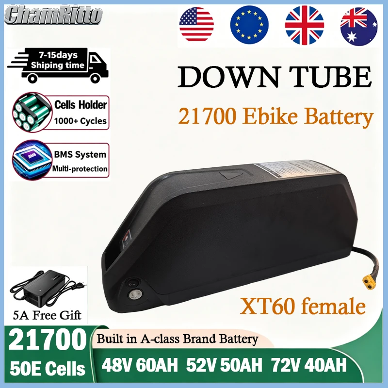 48v 52v 25ah 30ah 40ah 50ah 60 - 72V 50Ah 21700 Lithium Battery incelemesi ve fiyatı