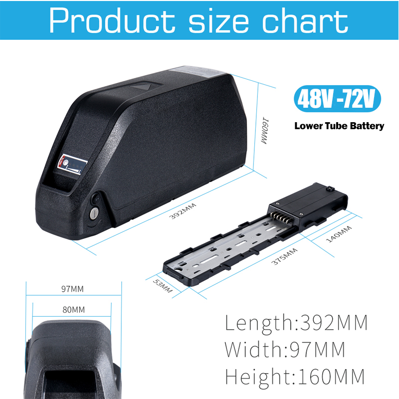 48v 52v 25ah 30ah 40ah 50ah 60 - 72V 50Ah 21700 Lithium Battery incelemesi ve fiyatı