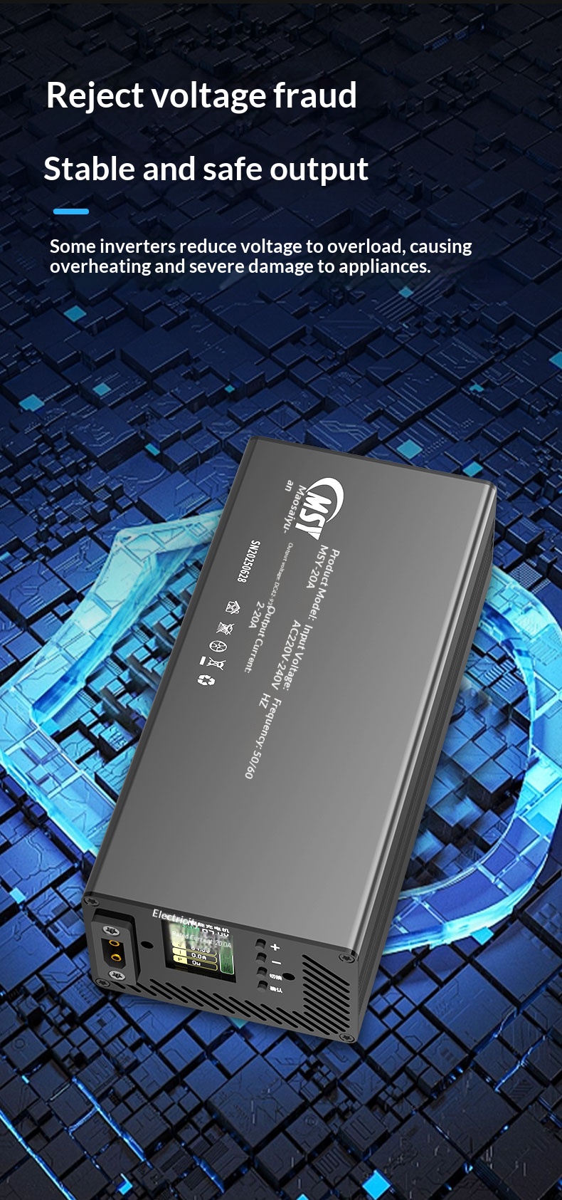 10-93V 2-30A Ayarlanabilir Şar - 84V 20A Smart Charger incelemesi ve fiyatı
