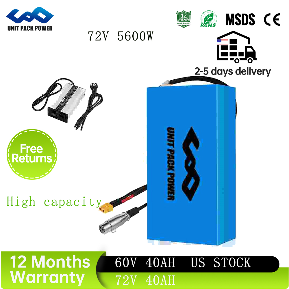 48V 40Ah 60V 72V E-bisiklet Ba - 72V 40Ah Lifepo4 Battery Pack incelemesi ve fiyatı